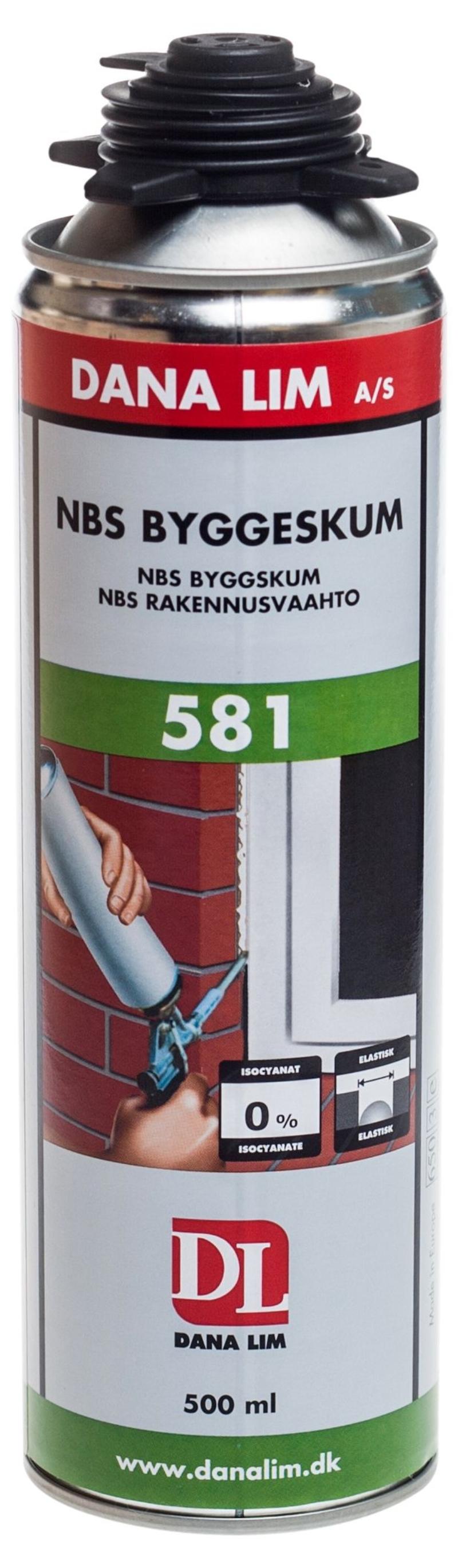 Dana Byggeskum 581 uden isocynat 500 ml t/pistol NBS