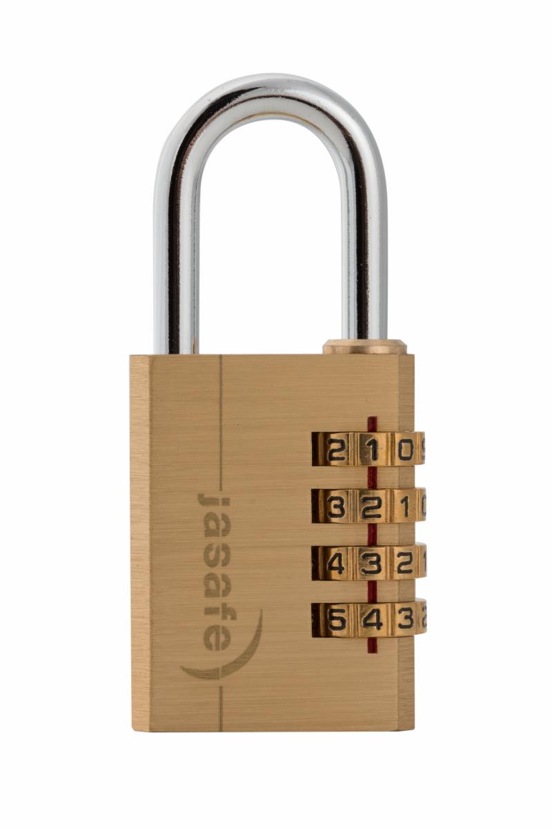 Padlock measure 40mm with code 4 rows of numbers