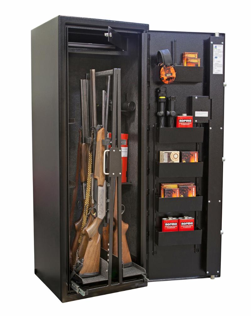 Profsafe gun cabinet S1600/12WE with electric code lock