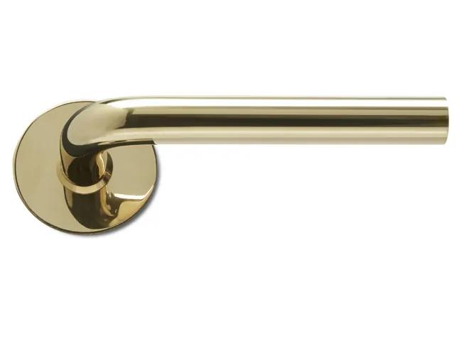 Randi door handle P101194AB with solid rosette CC30, mes