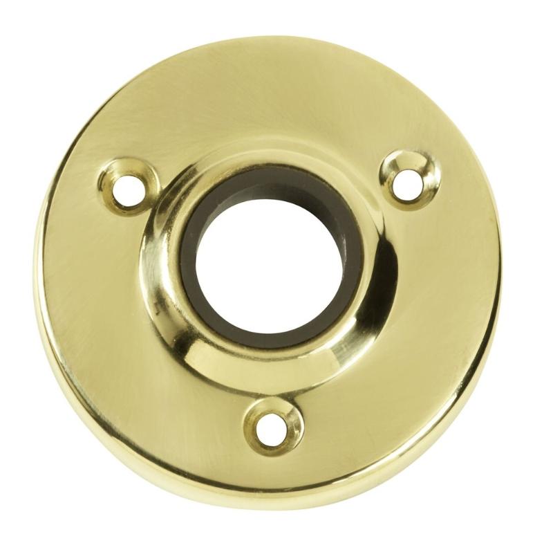 317 Door handle rosette, polished brass