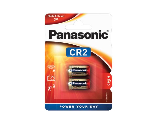 Lithium CR2 batteri 2 stk pakning
