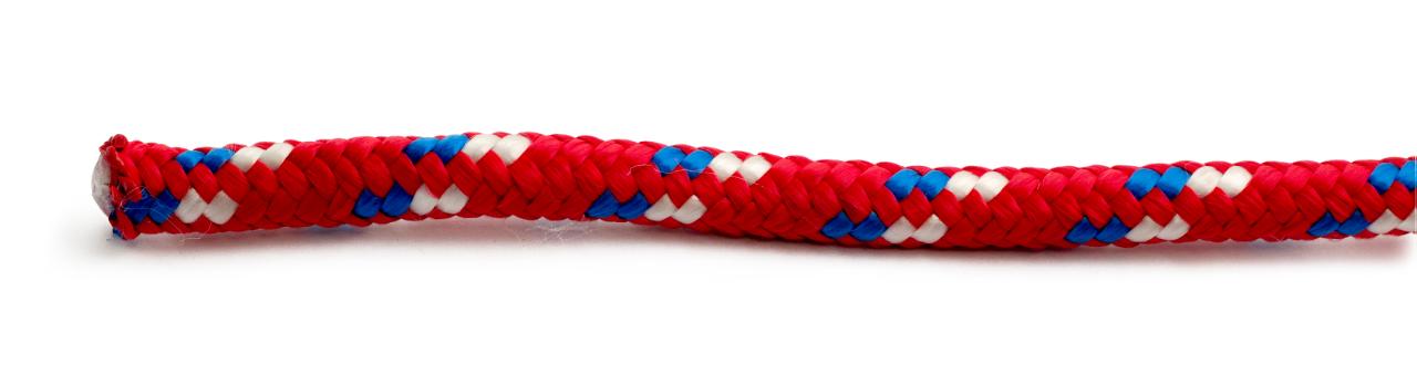 ROPE 10MM RED/WHITE/BLUE 15M