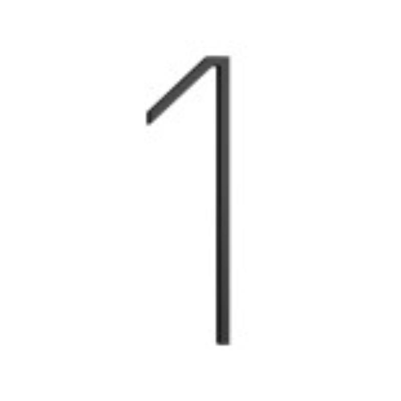 HOUSE NUMBER CONTEMPORARY L BLACK