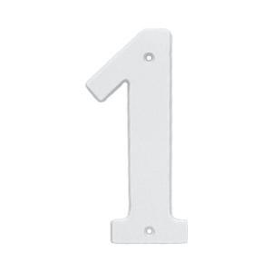 House number 572 1 White 140 mm