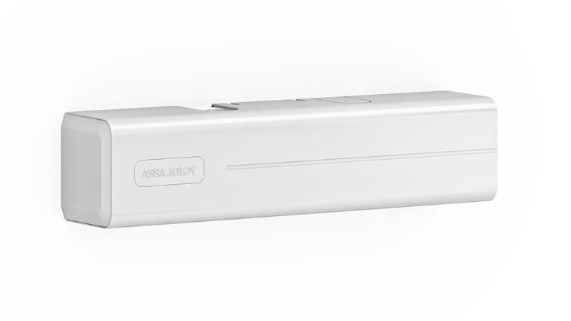 Abloy door closer DC500 EN1-4 w/slide rail, white (2018)