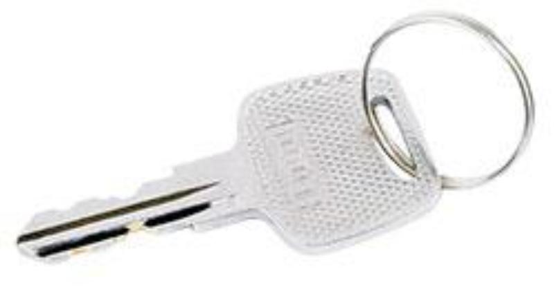 Siso master key for furniture lock M237, M238, M266