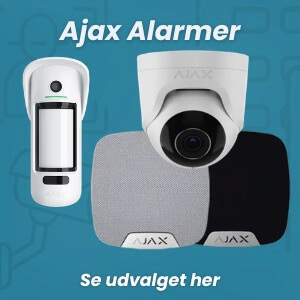 Ajax alarmer til privat og erhverv