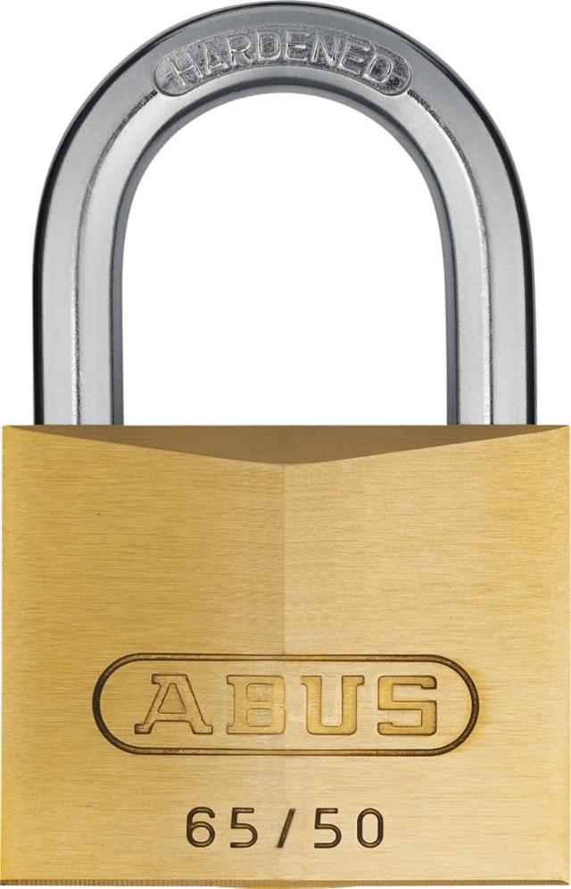 Abus hængelås 65/50 ensl. 6503