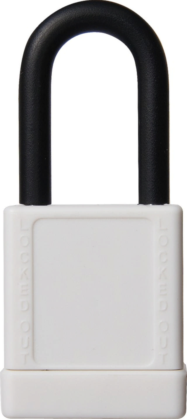 Abus hængelås 74/40 hvid
