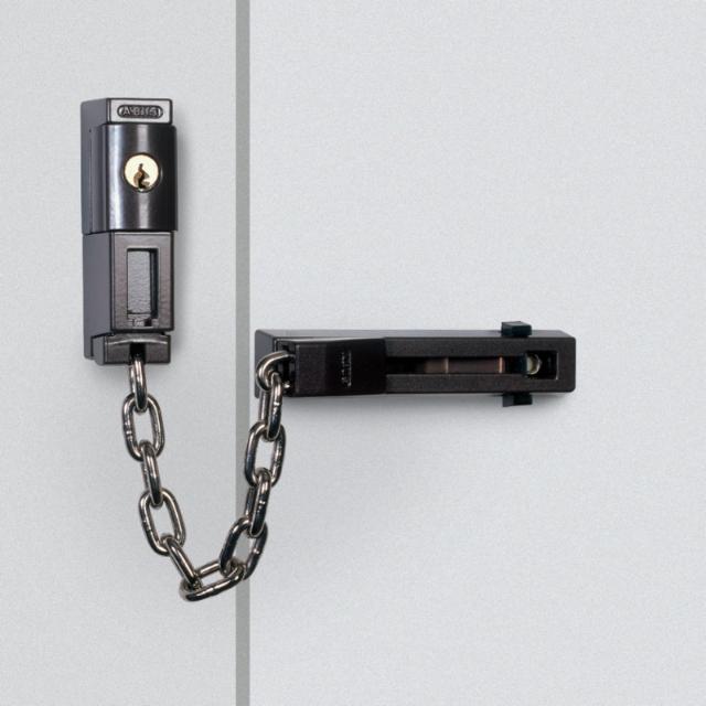 Abus safety chain sk78 w/lock sb. (silver)