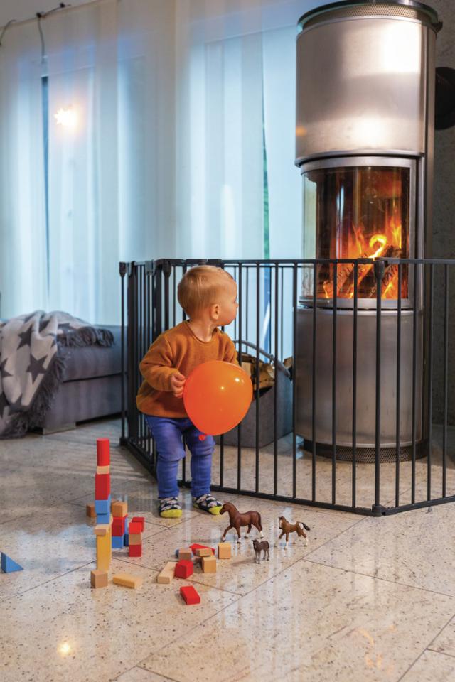 ABUS Sikkerhedsgitter til brændeovn