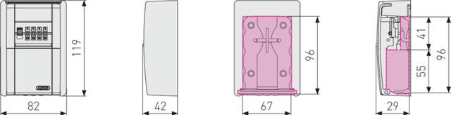 Abus nøgleboks KeyGarage 787 sort
