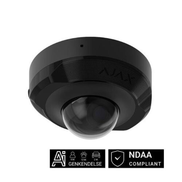 Ajax DomeCam Mini (8 Mp/4 mm) Sort