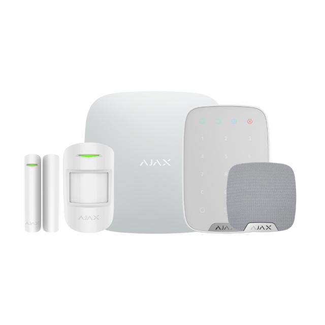 Ajax StarterKit Hub2 med sirene & Keypad