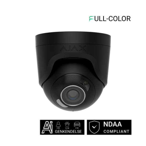 Ajax TurretCam HL (5 Mp/4.0 mm) Sort
