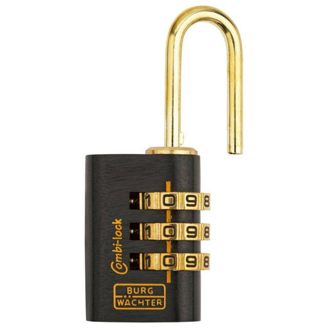 BURG hængelås m. kode combi lock 88 20