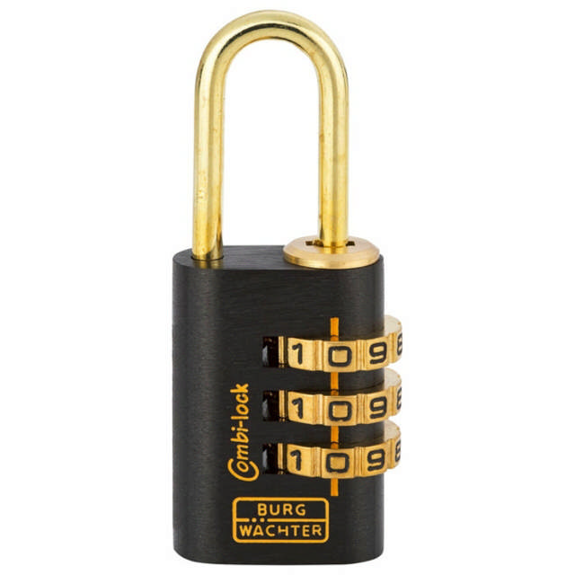 BURG hængelås m. kode combi lock 88 20