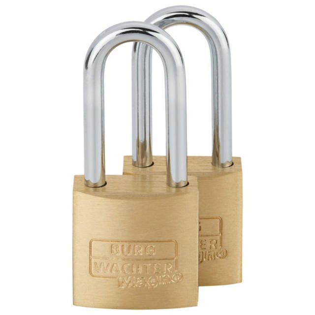 BURG hængelås Magno Duo 400 E HB 20 26 SB, høj bøjle