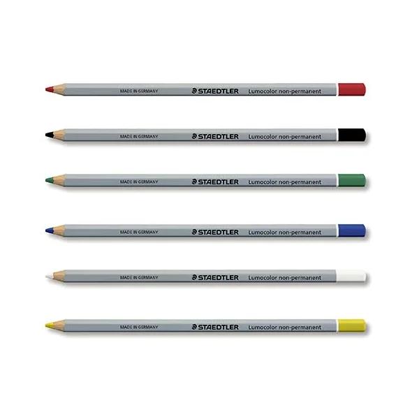 Staedtler Fedtblyant 108 Vandopløselig hvid