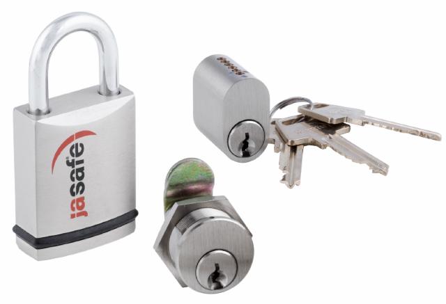 Lockit cylindersæt 1x1660, 1x1607, 1xHængelås