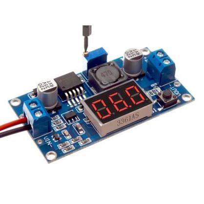 Relæ - Spændingsregulator med display, 3A og 40V