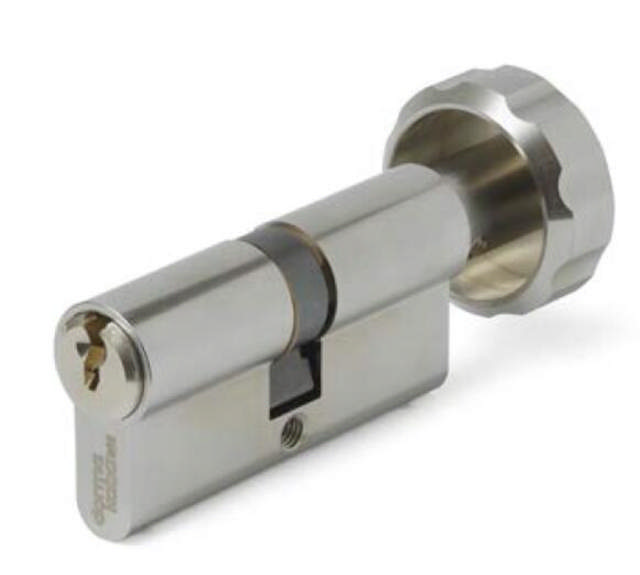 pextra+ Din knopcylinder 6/4005+25+20 mat krom