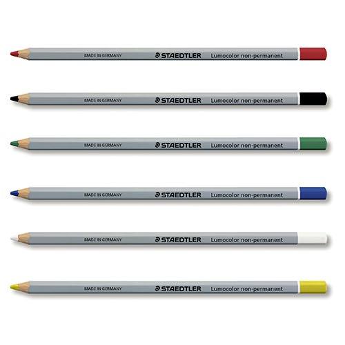 Staedtler Fedtblyant 108 Vandopløselig hvid