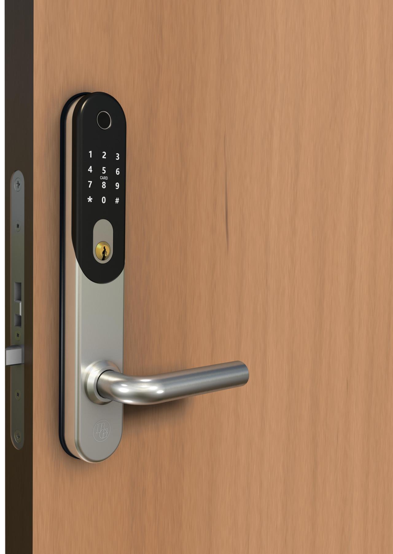 Smart Lock BG5000, sølv, til oval cylinder