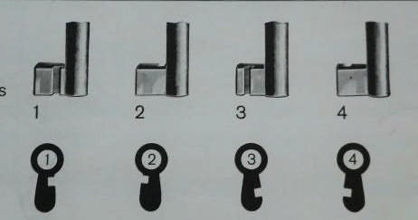Møbelnøgle nute 1001/1