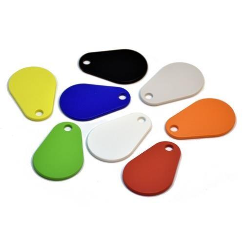 Mifare nøglebrik, flad, Orange, 1K
