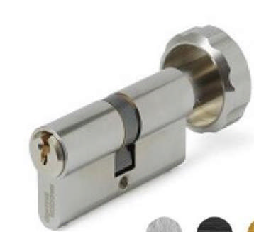 pextra+ Privat knopcylinder 4005+20+0 mat krom