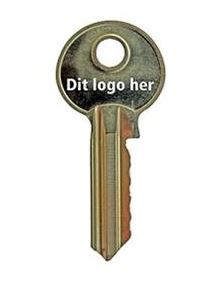 5 stift nøgleemne uskåret, Lavpris-laase.dk LOGO