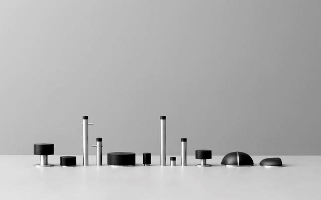 d line dørstopper Ø14x70 mm, væg