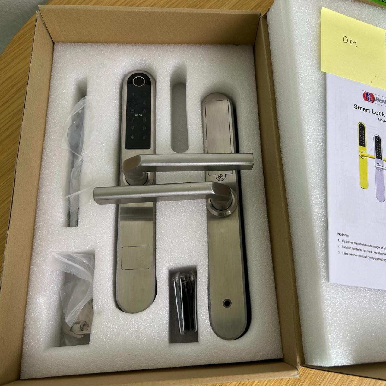 Smart Lock BG2000, DIN låsekasser, sølv, nr. 014