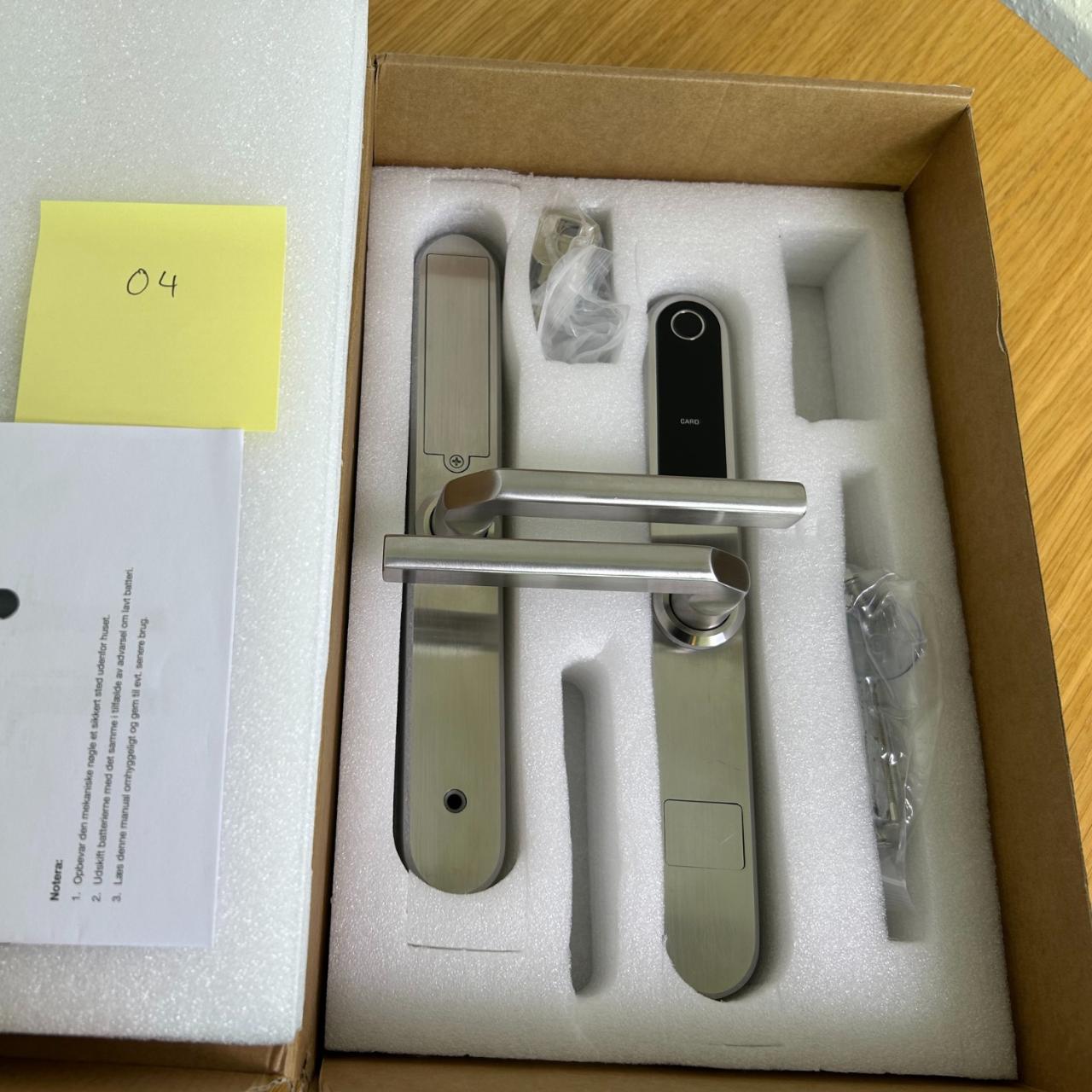 Smart Lock BG2000, DIN låsekasser, sølv, nr. 04