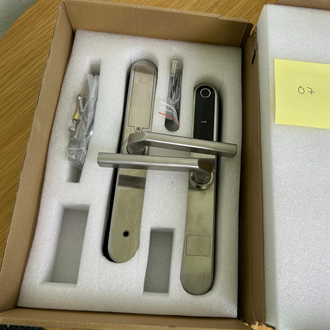 Smart Lock BG2000, DIN låsekasser, sølv, nr. 07