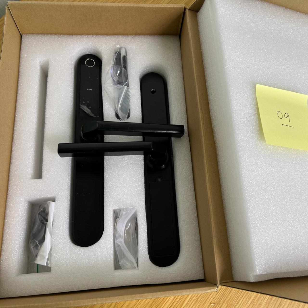 Smart Lock BG2000, DIN låsekasser, sort, nr. 09