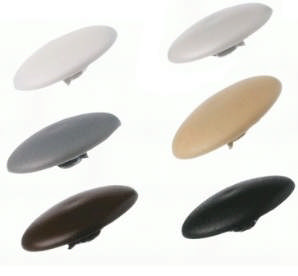 Expandet Dækknap TX30 beige, pose m. 100 stk