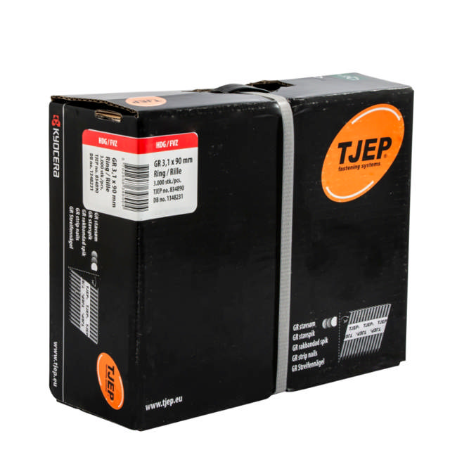 TJEP Søm Ring Varmgalv. GR 31/90 PK m. 3000 stk.