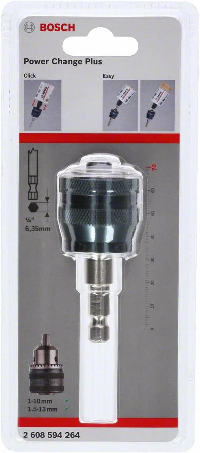Bosch hole saw adapter pcp w/drill HEX 8.7mm