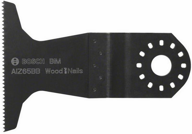 Bosch cut-klinge AIZ65BB 40 x 65 mm træ og metal  **OUTLET**