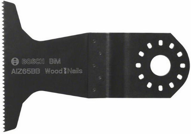 Bosch cut-klinge AIZ65BB 40 x 65 mm træ og metal  **OUTLET**