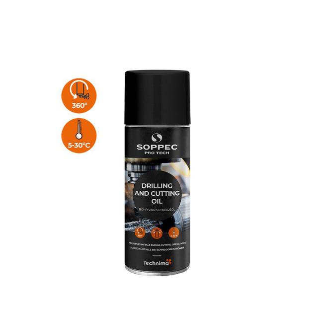 SOPPEC Pro Tech Bore- & Skæreolie spray 400ml