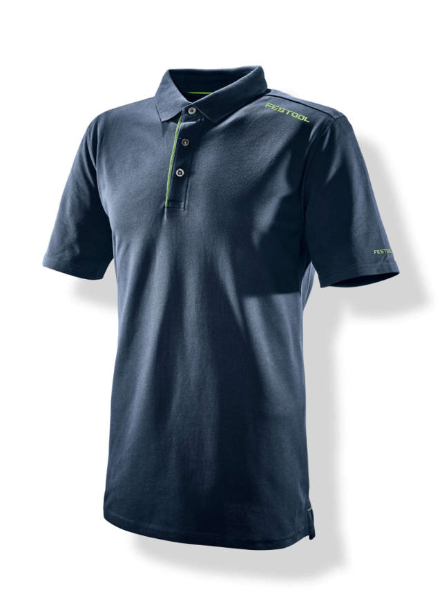 Festool mørkeblå polo-shirt herre POL-FT1 str. S