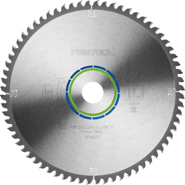 Festool Special-savklinge 260x2,4x30 TF68