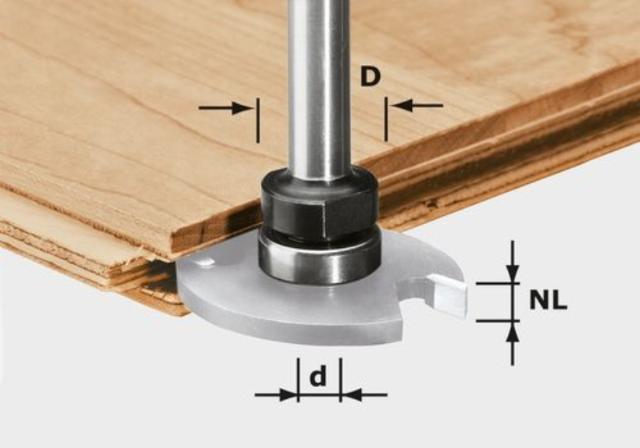 Festool Fræserskaft S8 1,5-5 KL16