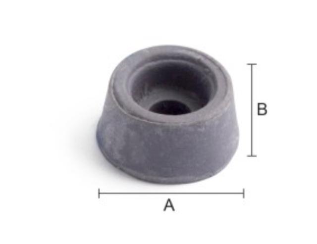 DOOR STOP RUBBER GRAY LP