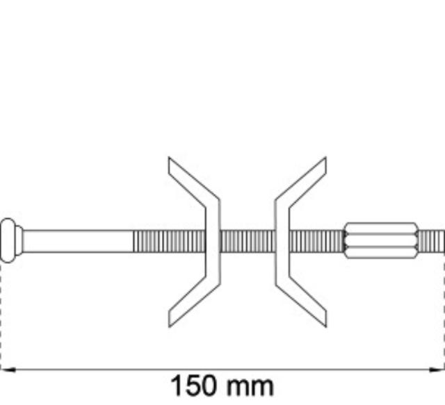 PLADESAMLINGES.150MM GALV 2STK 