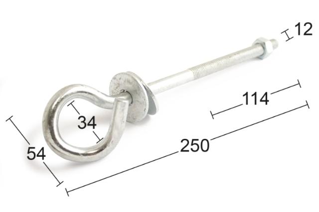 GYNGEKROG 250MM VARMFORZ.